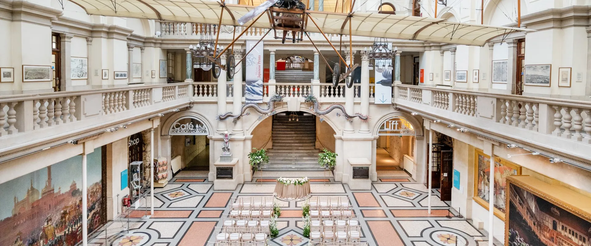 Bristol Museum inside plane