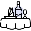 gala dinner icon