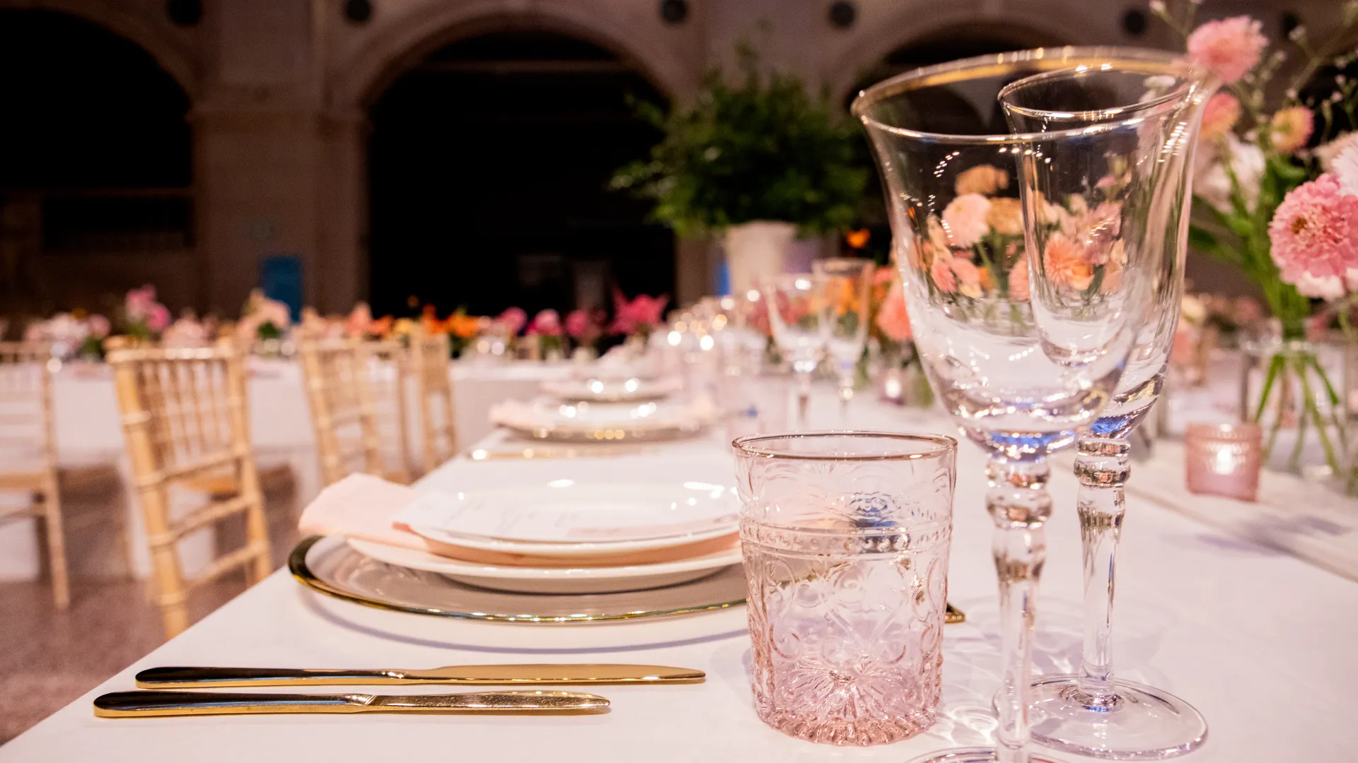 BMAG Glasses on table
