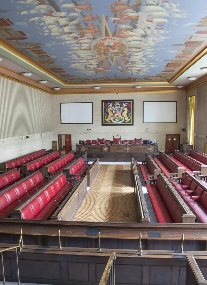 Council Chamber at Bristol City Hall