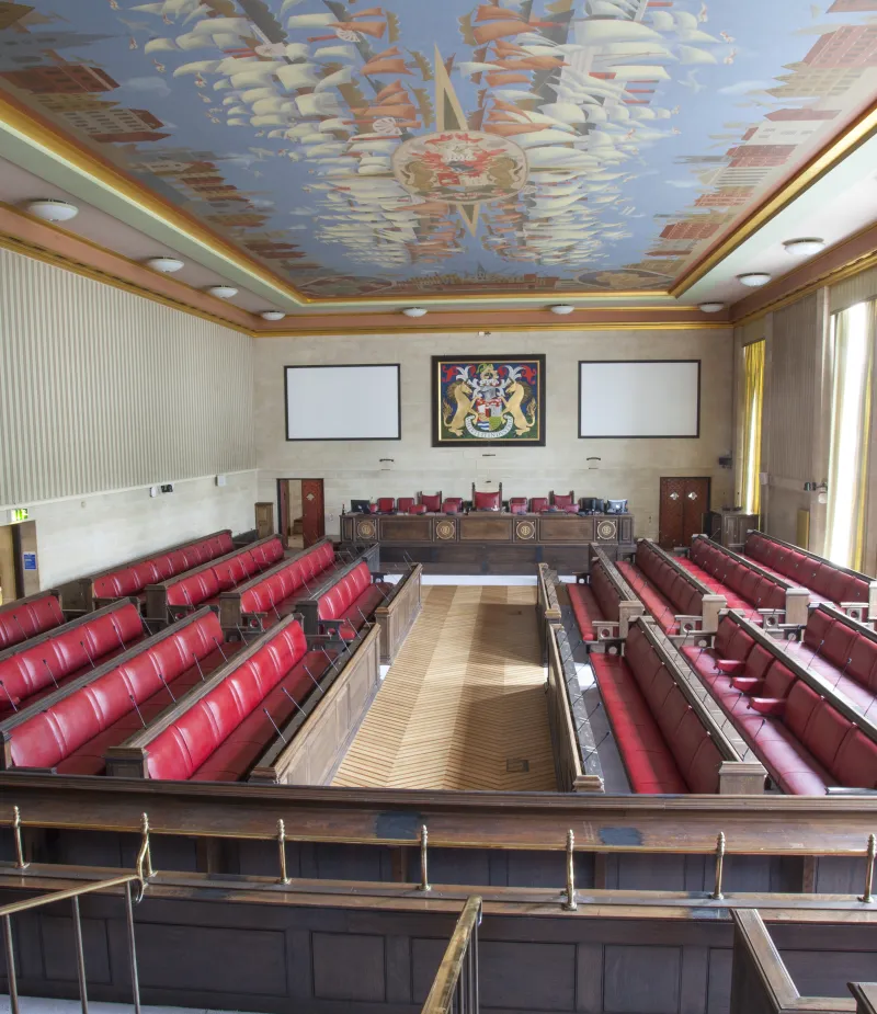 Council Chamber at Bristol City Hall